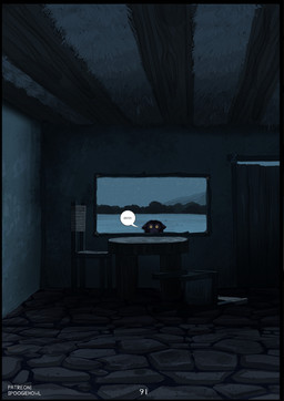 ambiguous_gender dialogue feral landscape solo text spoogiehowl haplorhine mammal monkey primate 2026 absurd_res comic digital_drawing_(artwork) digital_media_(artwork) digital_painting_(artwork) english_text hi_res painting_(artwork) story