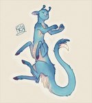 eyestalks hooves lying male on_back sleeping solo stinger_tail c_rowles_(artist) animorphs aximili-esgarrouth-isthill alien andalite taur