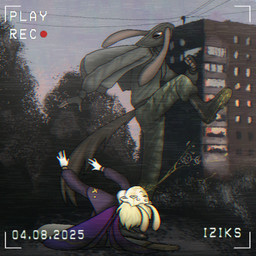 anthro balaclava blood bodily_fluids boots broken_glasses camo camo_clothing camo_print clothing colored_blood duo eyewear female footwear glasses gore killing male mask pattern_clothing shoes unusual_blood unusual_bodily_fluids vhs_artifacts vhs_filter yellow_blood iziks iziks_(character) arthropod canid canine canis domestic_dog hunting_dog insect lepidopteran mammal moth saluki sighthound 1:1 hi_res
