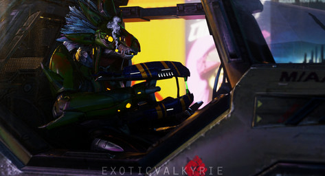 3_fingers anthro armor blue_body blue_feathers car cigar cigar_in_mouth energy_weapon face_covered feathers fingers full_armor glowing glowing_eyes grey_body grey_scales gun headgear helmet holding_gun holding_object holding_ranged_weapon holding_weapon lit_cigar male object_in_mouth plasma_rifle ranged_weapon scales sharp_teeth smoke smoking solo teeth vehicle warthog_vehicle_(halo) weapon yellow_eyes exotic_valkyrie halo_(series) microsoft xbox_game_studios jazz_(exoticvalkyrie) alien avian kig-yar scalie t'vaoan 2021 3d_(artwork) absurd_res colored digital_media_(artwork) hi_res