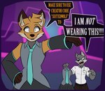 anthro black_nose dialogue duo femboy fully_clothed_anthro fully_clothed_male fur grey_body grey_fur head_tuft male male_anthro open_mouth orange_body orange_fur speech_bubble talking_to_another talking_to_viewer text tuft suitedwolfie vocaloid balthy_(suitedwolfie) hatsune_miku canid canine canis fox mammal red_fox true_fox wolf 2025 digital_drawing_(artwork) digital_media_(artwork) english_text hi_res