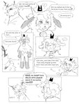 annoyed anthro bell bell_collar blindfold collar crown dialogue duo ellipsis fur grey_body headgear horizontal_pupils horn jingle_bell male narrowed_eyes profanity pupils shaved speech_bubble text tongue tongue_out white_body white_fur white_wool wool_(fur) yelling hoofpeet cult_of_the_lamb massive_monster_(studio) lamb_(cult_of_the_lamb) leshy_(cult_of_the_lamb) bovid caprine mammal sheep 2024 comic digital_drawing_(artwork) digital_media_(artwork) english_text hi_res