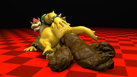 anthro anus big_butt bracelet butt collar duo feces grin grunting hand_on_butt huge_butt jewelry looking_at_butt lying lying_on_ground male metal_collar nude on_ground on_side overweight overweight_male pooping pooping_on_floor seductive shell smile solo spiked_collar spikes spread_butt spreading surprised thick_thighs kanebrentkoopa tecbuttlovefa mario_bros mythology nintendo bowser dragon dragon_koopa koopa mythological_creature mythological_scalie reptile scalie turtle 16:9 3d_(artwork) 4k absurd_res digital_media_(artwork) hi_res source_filmmaker_(artwork) widescreen