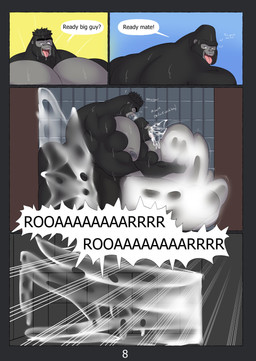 abs age_difference anal anal_penetration anthro anthro_on_anthro anthro_penetrated anthro_penetrating anthro_penetrating_anthro aroused aroused_by_another aroused_face aroused_male aroused_smile back_muscles balls barazoku bathing bedroom_eyes biceps big_butt big_muscles big_pecs big_penis black_body black_fur bodily_fluids breath british british_accent british_slang butt butt_focus cocky cocky_grin cum cum_drip cum_dripping_from_penis cum_from_ass cum_from_mouth cum_from_penis cum_in_ass cum_in_mouth cum_inflation cum_inside cum_on_another cum_on_another's_butt cum_on_butt cum_on_leg cum_on_own_penis cum_on_partner cum_on_partner's_butt cum_on_penis cum_on_self cum_splatter cum_spurt cum_while_penetrated cumming_from_anal_sex cumming_from_penetration cumshot cumshot_in_ass dialogue dirty_talk doggystyle double_cumshot dripping duo ejaculating_on_another ejaculating_on_self ejaculating_while_penetrating ejaculation ejaculation_while_penetrating eyes_closed flirting flirting_look from_behind_position fur genital_fluids genital_focus genitals grabbing_another grabbing_from_behind grabbing_partner grabbing_sides grey_body grey_fur gym holding_another holding_from_behind holding_partner holding_side huge_penis humping hyper hyper_genitalia hyper_penis imminent_orgasm inflated_belly inflation larger_anthro larger_male looking_at_another looking_at_partner looking_back looking_back_at_another looking_back_at_partner looking_down looking_down_at_another looking_down_at_partner looking_pleasured male male/male male_penetrated male_penetrating male_penetrating_male manhandling manly mature_anthro mature_male multi_cumshot multicolored_body multicolored_fur muscular muscular_anthro muscular_arms muscular_male muscular_thighs narrowed_eyes nude nude_anthro nude_male older_anthro older_male orgasm orgasm_face panting pecs penetration penile penile_penetration penis penis_focus penis_in_ass pounding_ass profanity rear_view roaring rough_sex seductive sex shower shower_room shower_sex shower_stall showering showering_together showing_off_muscles side_view simultaneous_orgasms size_difference smaller_anthro smaller_male speech_bubble steam text thick_arms thick_thighs thrusting thrusting_forward tongue tongue_hanging_out tongue_out two_tone_body two_tone_fur wet wet_body wet_fur younger_anthro younger_male unrealrui illumination_entertainment sing_(movie) big_daddy_(sing) ape gorilla haplorhine mammal primate absurd_res comic english_text hi_res