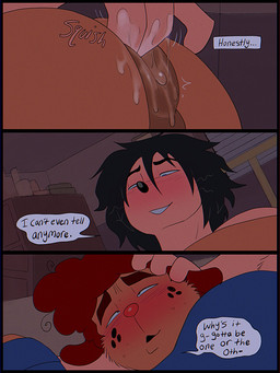 anal anal_fingering anal_fluids anthro bed bedroom black_hair blush blush_lines bodily_fluids bottomwear bottomwear_down clothed clothing cmnm dialogue duo fingering foreplay furniture hair male male/male messy nude nude_anthro nude_male pants pants_down partially_clothed prostate prostate_massager prostate_stimulation red_hair speech_bubble text faroutboy jordo_(artist) asher_(jordo) jerry_(jordo) canid canine canis chimera domestic_dog mammal 3:4 comic english_text hi_res multiple_scenes