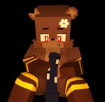 animal_dildo animal_sex_toy anthro arm_warmers armwear clothing dildo equine_dildo female genitals leg_warmers legwear looking_at_genitalia sex_toy simple_background sitting solo denial_sfm_r34 slipperyt microsoft minecraft mojang valve xbox_game_studios bia_(slipperyt) arthropod bear bee hymenopteran insect mammal 3d_(artwork) digital_media_(artwork) hi_res source_filmmaker_(artwork)