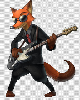 anthro bass_guitar eyewear guitar male musical_instrument plucked_string_instrument solo string_instrument sunglasses raizinndx disney zootopia nick_wilde canid canine fox mammal red_fox true_fox 2016 hi_res