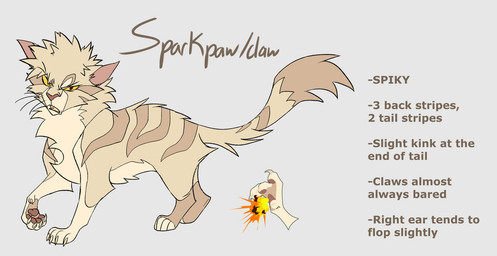 ambiguous_gender claws feral feralized fluffy grey_background grumpy long_tail paws simple_background solo spiky_fur tail text white_background yellow_eyes segamastergirl my_hero_academia warriors_(book_series) katsuki_bakugou domestic_cat felid feline felis mammal tabby_cat 2019 crossover english_description english_text model_sheet