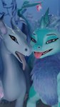 ahegao duo eyelashes female female/female feral fluffy fur hair looking_at_viewer looking_pleasured open_mouth seductive selfie sexy_eyes slyna smile tail tongue tongue_out 0mr-wolf0 disney mythology raya_and_the_last_dragon sisu_(ratld) aquatic_dragon dragon mammal marine mythological_creature mythological_scalie scalie 3d_(artwork) 9:16 absurd_res digital_media_(artwork) hi_res