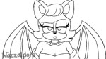 anthro bangs breasts cleavage clothed clothing dialogue dirty_talk female first_person_view gem jewelry looking_at_viewer membrane_(anatomy) membranous_wings necklace pearl_(gem) pearl_necklace solo talking_to_viewer wings sound_warning wazzaldorp sega sonic_the_hedgehog_(series) were_you_frying_chicken_in_there rouge_the_bat bat mammal 16:9 animated black_and_white meme monochrome short_playtime sound voice_acted webm widescreen