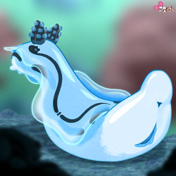anus blue_body blue_rhinophores female feral genitals presenting presenting_anus presenting_vulva solo vulva white_body pankatares aquatic aquatic_gastropod dorid_nudibranch gastropod mollusk sea_slug slug 1:1 signature