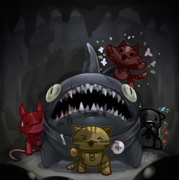 :3 ambiguous_feral ambiguous_gender behind_another black_body black_fur blood blood_in_mouth bodily_fluids brown_body brown_fur bulging_eyes butcher butcher_knife cave claws clipped_dorsal_fin collar collar_only collar_tag determined dorsal_fin dot_eyes druid eyebrows facial_scar feral feral_focus fin flower flower_emanata front_view fur gameplay_mechanics gesture glistening glistening_eyes group hand_gesture happy heart_symbol holding_hook imminent_death jagged_teeth knight looking_at_viewer magic_user male male_feral male_focus multiple_poses necromancer nude oblivious on_top_of_another one_eye_closed open_mouth panicked_look plant pointing pointing_at_viewer poker_face pose pupils quadruped red_body red_fur scar semi-anthro shadow sharp_teeth simple_eyes slit_pupils solo_focus stalagmite sweat sweatdrop tail teeth teeth_showing text tribal_spellcaster warrior wink winking_at_viewer worried_look yellow_body yellow_fur ainogommon mewgenics daddy_shark_(mewgenics) aquatic domestic_cat felid feline felis fish mammal shark 2026 absurd_res artist_name colored detailed digital_drawing_(artwork) digital_media_(artwork) full-length_portrait hi_res portrait shaded signature