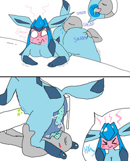 ambiguous_gender ambiguous_rimming_female anal anthro anus blue_anus blue_body blue_feces blue_fur blue_pawpads blush blushing_profusely bodily_fluids breasts butt colored_feces dirty_rimming drooling duo eating_feces enjoying_feces eyes_closed feces feces_in_mouth feces_on_face feces_on_tongue feces_pile female female_pooping female_rimmed food_feces fur gloves_(marking) grey_body hand_on_butt hand_on_leg hand_on_thigh ice_cream_feces leaning_on_table leg_markings living_toilet markings open_mouth oral pawpads pooping pooping_on_another raised_tail rimming rumbling_stomach saliva scatplay sex simple_background socks_(marking) sound_effects sweat tail text tongue tongue_out unusual_feces whimper whining white_background wide_eyed theonetruesinner nintendo pokemon katie_(theonetruesinner) eeveelution generation_4_pokemon glaceon human mammal pokemon_(species) comic hi_res