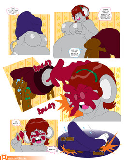 anthro areola belly big_belly big_breasts breasts clothing cookie crush dialogue eyelashes eyewear female food freckled_face freckles gingerbread gingerbread_cookie gingerbread_man glasses grey_areola grey_nipples greybluestudios group hair huge_belly long_eyelashes male messy motion_lines nipple_dip nipples obese obese_anthro obese_female overweight overweight_anthro overweight_female panties pink_eyes red_hair removed_glasses removed_shirt removing_glasses removing_shirt shirt_removed speech_bubble text underwear undressing_self wearing_glasses white_clothing white_panties white_underwear dablueguy graybluestudios lazei penny_provolone animate_inanimate mammal mouse murid murine rodent 2019 absurd_res comic english_text hi_res