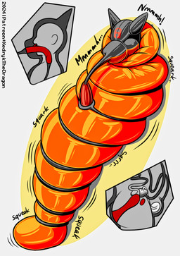 after_transformation bodily_fluids bound clothing drone encasement genitals handwear inflatable_toy inflation latex mittens mummification mummified mummy_wrappings penile penis penis_milking struggling transformation tube xedrykthedragon mummy undead hi_res