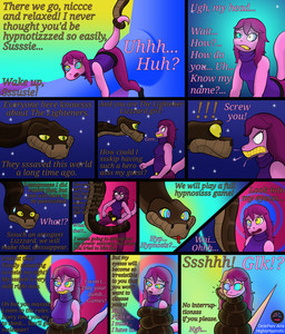 anthro anthro_on_feral apode armband asphyxiation belt belt_buckle bestiality biped bodily_fluids brown_body brown_scales buckle choking clothing dialogue drooling duo female feral forced forked_tongue green_eyes hair hypnosis hypnotic_eyes interspecies legless male male/female mind_control pink_body pink_scales purple_hair saliva scales sweater tail_around_partner teeth text tongue topwear turtleneck wristband yellow_eyes yellow_sclera yellow_teeth ordeperv_arts deltarune the_jungle_book undertale_(series) kaa_(jungle_book) susie_(deltarune) indian_python python reptile scalie snake absurd_res colored comic english_text hi_res