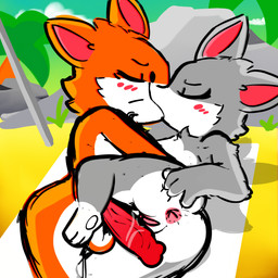 anus beach blush bodily_fluids female french_kissing fur genital_fluids genitals grey_body grey_fur kissing male male/female multicolored_body multicolored_fur orange_body orange_fur penis two_tone_body two_tone_fur vaginal_fluids vulva oiamoeyh geronimo_stilton_(series) geronimo_stilton thea_stilton mammal mouse murid murine rodent 1:1 absurd_res hi_res brother_(lore) brother_and_sister_(lore) incest_(lore) sibling_(lore) sister_(lore)