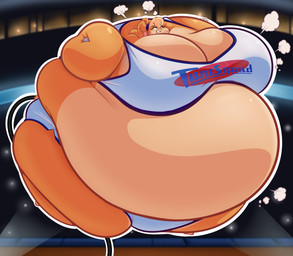 air_inflation anthro basketball_court basketball_uniform belly belly_expansion big_belly big_breasts black_eyebrows blonde_hair blue_eyes body_inflation bottomwear breast_expansion breasts clothing expansion eyebrows eyelashes female floating gloves hair handwear hose hose_in_butt hose_inflation huge_belly huge_breasts huge_thighs hyper hyper_belly hyper_breasts hyper_inflation hyper_thighs immobile inflation inside multicolored_body outline pink_inner_ear pink_nose shirt shorts solo spherical_inflation sportswear swelling tan_body tan_ears teeth thick_thighs thigh_expansion three-quarter_view tight_clothing topwear two_tone_body uniform white_bottomwear white_clothing white_gloves white_handwear white_outline white_shirt white_shorts white_topwear disco_chaos looney_tunes warner_brothers lola_bunny lagomorph leporid mammal rabbit 2023 absurd_res cel_shading colored digital_media_(artwork) hi_res shaded