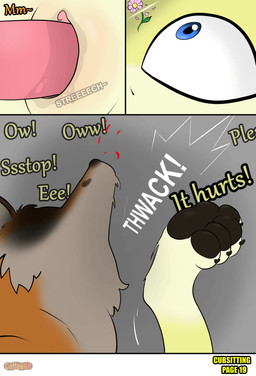 age_difference animal_genitalia animal_penis anthro babysitter begging_to_stop blood blue_eyes bodily_fluids canine_genitalia canine_penis claws close-up defloration dialogue duo face_kick female flower forced fur genitals glint inside kick male male/female nosebleed nude older_male orange_body orange_fur pawpads paws penetration penis plant shadowed_eyes shaking shocked sound_effects stretched_vagina stretching vaginal vaginal_penetration virgin vulva yellow_body yellow_fur young young_anthro younger_female younger_penetrated coffeekit ollie_(coffeekit) polymorph canid canine fox mammal 2_frame_animation absurd_res animated animated_comic animated_gif colored comic hi_res short_playtime