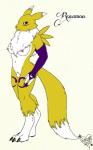 2013 3_fingers 3_toes blue_eyes breasts canine claws digimon digitigrade female fox furlyfe hindpaw mammal nipples nude paws plain_background pubes renamon solo white_background
Rating: Questionable
Score: 4
User: xrenardx
Date: March 08, 2014