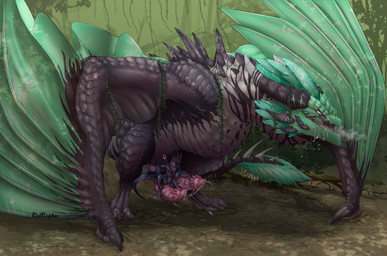 2_penises andromorph andromorph/male andromorph_on_feral animal_genitalia animal_penis anthro anthro_on_feral back_spikes bestiality bodily_fluids claws cloacal_penis digitigrade drooling duo erection extreme_size_difference feral finger_claws flat_chested genital_fluids genital_slit genitals green_body green_scales grey_body grey_scales hemipenes intersex intersex/male intersex_on_feral larger_feral long_neck male melee_weapon membrane_(anatomy) membranous_wings multi_genitalia multi_penis outside penis plant polearm precum saliva scales sitting_on_penis size_difference smaller_anthro smoke smoke_from_mouth snout spear spikes spikes_(anatomy) tail toe_claws tree weapon wings redraptor16 european_mythology mythology dilophosaurid dilophosaurus dinosaur dragon mythological_creature mythological_scalie prehistoric_species reptile saurischian scalie theropod western_dragon wyvern hi_res shaded signature