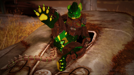 andromorph anthro apocalypse belly_nipples bone_tail claws clothing feet female fur genitals green_body green_fur hairy_vulva intersex pawpads paws post-apocalyptic pubes skeletal_tail solo spread_toes tail toe_claws toes vulva lance_the_lich fallout microsoft chaos_canine_(nimbkoll) lance_barrowpaw raider_(fallout) canid canine canis lich mammal undead wolf 16:9 3d_(artwork) blender_(artwork) blender_cycles_(artwork) digital_media_(artwork) hi_res widescreen