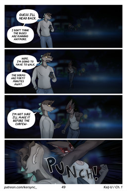 anthro attacked car dialogue male motion_lines punch sad text vehicle kersync godzilla_(series) toho kaido_(kersync) zill_(kersync) zilla hybrid kaiju monster muto_(godzilla) 2025 2:3 absurd_res comic english_text hi_res multiple_scenes story url