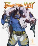 2020 abs accessory armpit_hair azune_tonkotsu behemoth_(final_fantasy) biceps black_hair blue_body blue_eyes blue_fur body_hair bottomwear brown_body brown_fur brown_tail bulge canid canine canis carrying_on_shoulders chest_tuft clothing duo eyes_closed feet final_fantasy fingerless_gloves foot_wraps fur gloves hair handwear headband horkeu_kamui_(tas) lifewonders loincloth male mammal mask merfiller multicolored_body multicolored_fur muscular muscular_male muscular_thighs nipples pecs signature simple_background sports_mask sportswear square_enix tail tokyo_afterschool_summoners torture_rack_(wrestling_move) tuft two_tone_body two_tone_fur white_background white_body white_fur white_tail wolf wraps wrestling wrestling_belt wrestling_mask