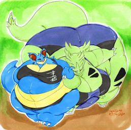anthro belly big_belly big_breasts big_butt breasts butt claws clothed clothing compression_shorts duo ear_pull female huge_breasts huge_butt obese obese_anthro obese_female overweight overweight_anthro overweight_female size_difference tears_of_pain thick_thighs wide_hips rubydragon03 nintendo pokemon madoka_(underdoggo) tetra_(underdoggo) generation_1_pokemon generation_2_pokemon mammal nidoqueen pokemon_(species) tyranitar 2020 better_version_at_source digital_media_(artwork) hi_res daughter_(lore) mother_(lore) mother_and_child_(lore) mother_and_daughter_(lore) parent_(lore) parent_and_child_(lore) parent_and_daughter_(lore)