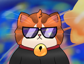anthro bell collar eyewear glasses jingle_bell male planet serious serious_face solo space star wearing_glasses ugly-rat15508 raymond_(ugly-rat15508) domestic_cat felid feline felis mammal hi_res