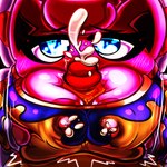 big_breasts big_penis bite biting_lip blue_eyes bodily_fluids bow_tie breast_play breasts clothed clothing cum genital_fluids genitals lactating lactating_through_clothing penis pink_body pink_skin sex smug smug_eyes titfuck wet wet_clothing yellow_body yellow_skin puffylover69 nintendo pokemon puff-li_(puffylover69) generation_1_pokemon jigglypuff pikachu pokemon_(species) waddling_head 1:1 hi_res