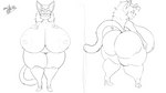 anthro big_breasts big_butt breasts butt eyewear female glasses hair huge_breasts huge_butt hyper hyper_breasts mature_anthro mature_female nipples nude simple_background slightly_chubby slightly_chubby_female smile thick_thighs white_background wide_hips jfenixs2 ophelia_(sssonic2) domestic_cat felid feline felis mammal 16:9 absurd_res digital_media_(artwork) hi_res monochrome sketch widescreen