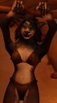 angry anthro arms_tied bound bra clothing female fur looking_at_viewer multicolored_body multicolored_fur panties solo underwear neo_nakamura blizzard_entertainment warcraft annelinda canid mammal werecanid werecreature worgen 3d_(artwork) 4k 9:16 absurd_res digital_media_(artwork) hi_res