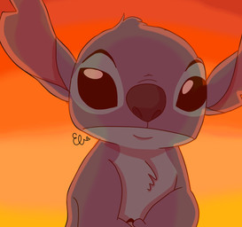ambiguous_gender blue_body blue_fur blue_nose chest_tuft claws finger_claws fur gradient_background head_tuft looking_at_viewer neutral_expression notched_ear simple_background solo tuft m0nkienerd disney lilo_and_stitch stitch_(lilo_and_stitch) alien experiment_(lilo_and_stitch) absurd_res half-length_portrait hi_res portrait male_(lore)