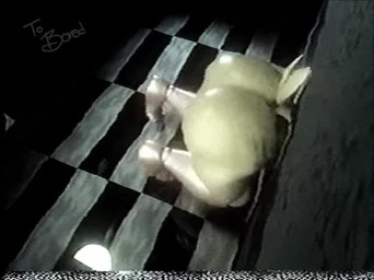 anthro big_butt butt female huge_butt machine moving shaking shaking_butt shaking_legs solo stuck stuck_in_vent toboredtoexist_(artist) mipsmiyu_(modeler) five_nights_at_freddy's five_nights_at_freddy's_2 scottgames toy_chica_(fnaf) avian bird chicken galliform phasianid robot 3d_(artwork) 3d_animation animated digital_media_(artwork) no_sound short_playtime video