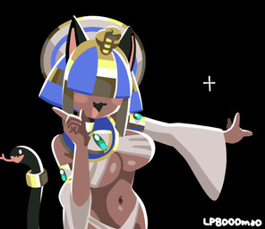 bouncing_breasts breasts clothing egyptian egyptian_clothing egyptian_headdress female hair hair_over_eye jewelry living_tail sleeves smile snake_tail tail thong under_boob underwear unusual_anatomy unusual_tail lp8000mao animal_humanoid cat_humanoid felid felid_humanoid feline feline_humanoid humanoid mammal mammal_humanoid reptile scalie snake animated no_sound short_playtime video