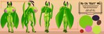 anthro back_boob big_breasts breasts butt clothing countershading female footwear genitals green_body high_heels huge_breasts nipples non-mammal_breasts nude pussy red_sclera shoes solo text winterwarning eliot_(heroic_ones) arthropod insect mantis english_text model_sheet