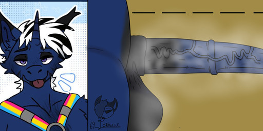 animal_genitalia animal_penis anthro balls big_balls big_penis bodily_fluids cum equine_genitalia equine_penis genital_fluids genitals male measuring musk musk_cloud musky_balls musky_penis penis side_view solo vein veiny_penis torielle69 shabaco equid equine horse mammal pony absurd_res digital_media_(artwork) hi_res