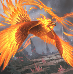 ambiguous_gender beak burning dutch_angle feathered_wings feathers feral fire flying open_mouth orange_body outside rock solo tail wings lie_setiawan european_mythology greek_mythology hasbro magic:_the_gathering mythology wizards_of_the_coast avian elemental_creature fire_creature mythological_avian mythological_bird mythological_creature mythological_firebird phoenix hi_res official_art