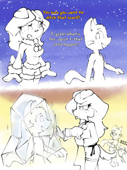 annoyed anthro bow_ribbon chainsaw christmas_clothing clothing dialogue dryer eyebrow_through_hair eyebrows eyelashes female fluffy_clothing freckled_face freckles frozen hair hair_dryer handwear holidays ice long_eyelashes long_hair male mittens motion_lines onomatopoeia open_mouth power_tool shaking shivering snow snowing sound_effects tail text tools translucent translucent_hair unknown_artist bittersweet_candy_bowl christmas fan_character haley_(bcb) mike_(bcb) bird_dog canid canine canis domestic_cat domestic_dog felid feline felis golden_retriever hunting_dog korat_cat mammal retriever 3:4 colored colored_sketch digital_drawing_(artwork) digital_media_(artwork) english_text sketch brother_(lore) brother_and_sister_(lore) sibling_(lore) sister_(lore)