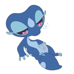 3_fingers 3_toes anus biped bipedal_feral blue_body blue_scales blue_vulva bodily_fluids countershade_torso countershading feet female female_feral feral fingering fingering_self fingerless_(marking) fingers genital_fluids genitals heart_symbol looking_at_genitalia looking_at_own_vulva looking_at_vulva lying masturbation non-mammal_vulva on_back pink_anus pink_eyes pupils scales simple_background slit_pupils snout solo speech_bubble tail tailbutt three-quarter_view toeless_(marking) toes vaginal vaginal_fingering vaginal_fluid_string vaginal_fluids vaginal_fluids_on_hand vaginal_fluids_on_vulva vulva white_background x_anus ariarik_o0 nintendo pokemon pokemon_winds_and_waves gecqua generation_10_pokemon pokemon_(species) 1:1 2026 digital_drawing_(artwork) digital_media_(artwork) english_description full-length_portrait hi_res portrait
