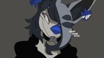 2_mouths anthro blep clothed clothing ear_piercing forked_tongue grey_background male multi_mouth piercing sharp_teeth simple_background solo teeth tongue tongue_out 87sukiyaki uru_(87sukiyaki) monster 16:9 2024 animated loop low_res short_playtime widescreen