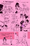 alphys alternate_universe anthro big_breasts big_butt bodily_fluids bottomless breasts butt clothed clothing coat comic crossgender crying english_text eyewear face_shield female frisk_(undertale) frown glasses gloves handwear hi_res holding_breast human humanoid kneeling lab_coat lizard machine male mammal mask mettaton_ex open_frown open_mouth reptile robot scalie sweat tears text thewill topwear under(her)tail undertale undertale_(series) welding_mask wide_eyed worried yelling