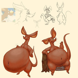 anthro belly belly_pat big_belly duo eyes_closed fur half-closed_eyes huge_belly looking_at_viewer male morbidly_obese morbidly_obese_anthro morbidly_obese_male mouth_closed narrowed_eyes navel nude obese obese_anthro obese_male open_mouth overweight overweight_anthro overweight_male patting_belly raised_tail restraints sitting slightly_chubby slightly_chubby_anthro slightly_chubby_male standing straitjacket tail tongue tongue_out whiskers wide_eyed scudmum activision crash_bandicoot_(series) the_moomins ripper_roo sniff_(moomin) kangaroo macropod mammal marsupial 2024 crossover digital_drawing_(artwork) digital_media_(artwork) full-length_portrait headshot_portrait hi_res model_sheet portrait reference_image sketch