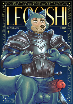 anthro armor balls biped blush body_hair book butt clothed clothing embarrassed erection eyebrow_scar eyebrows facial_scar fur genitals glans glistening glistening_eyes grey_body hair headgear humanoid_genitalia male muscular muscular_anthro muscular_male nude pecs penile penis scar simple_background solo tail teeth text textured vein veiny_muscles veiny_penis weapon white_body jirux beastars legoshi_(beastars) animal_humanoid canid canid_humanoid canine canine_humanoid canis humanoid hybrid mammal mammal_humanoid wolf wolf_humanoid wolfdog 2026 absurd_res digital_media_(artwork) english_text hi_res