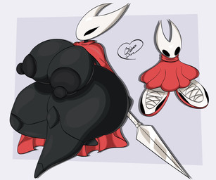 2_horns areola big_areola big_breasts big_butt big_nipples black_body breasts butt cloak clothing curvy_figure female footwear horn huge_breasts huge_butt huge_thighs hyper hyper_butt hyper_thighs melee_weapon nipples red_cloak red_clothing shoes simple_background solo sword thick_thighs weapon blepbun drip_(meme) hollow_knight_(franchise) team_cherry hornet_(hollow_knight) animal_humanoid arthropod arthropod_humanoid humanoid 2025 absurd_res hi_res meme