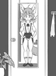 ambiguous_gender bedroom blush clothed clothing diaper diaper_under_clothing door exposed_diaper fire flaming_hair kemono mirror plant pseudo_hair school_uniform solo uniform wearing_diaper chibemo sujo_fushimi animal_humanoid canid canid_humanoid canine canine_humanoid fox fox_humanoid humanoid mammal mammal_humanoid 3:4 hi_res male_(lore)