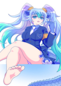 5_fingers 5_toes accessory barefoot big_breasts biped blue_body blue_hair blue_scales blue_tail bottomwear bow_(feature) bow_accessory bow_ribbon breasts clothed clothing collared_shirt crossed_legs dress_shirt eyelashes feet female fingers foot_focus frown furgonomics gloves green_eyes hair handwear humanoid_feet humanoid_hands light light_body light_skin long_hair long_tail looking_at_viewer looking_down low-angle_view necktie open_frown open_mouth panties pigtails plantigrade ribbons scales shadow shirt simple_background sitting skirt soles solo suit tail tail_accessory tail_bow tail_ribbon tan_body tan_skin toes topwear undershirt underwear upskirt white_background quatre_aaaa kemono_friends mythology seiryu_(kemono_friends) animal_humanoid dragon dragon_humanoid humanoid hybrid mythological_creature mythological_scalie scalie scalie_humanoid 2018 blue_theme cool_colors digital_drawing_(artwork) digital_media_(artwork) hi_res lighting