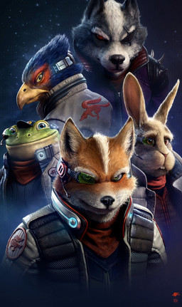anthro beak biped black_nose blue_body blue_eyes blue_feathers brown_eyes clothed clothing eye_patch eyewear feathers fully_clothed fur green_body green_eyes green_skin grey_body grey_fur group hat headgear headwear jacket long_ears looking_at_viewer male multicolored_body multicolored_fur multicolored_skin orange_body orange_fur photorealism realistic rear_view red_eyes smile spiked_clothing spikes tan_body tan_ears tan_fur tan_skin topwear two_tone_body two_tone_fur two_tone_skin visor whiskers white_body white_fur yellow_beak raf_grassetti nintendo star_fox falco_lombardi fox_mccloud peppy_hare slippy_toad wolf_o'donnell amphibian avian bird canid canine canis fox frog lagomorph leporid mammal rabbit wolf 2020 bust_portrait digital_media_(artwork) half-length_portrait hi_res portrait