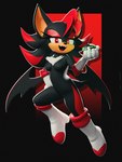 anthro black_body boots breasts chaos_emerald clothing eyeshadow female footwear fusion gem gloves handwear holding_object looking_at_viewer makeup membrane_(anatomy) membranous_wings open_mouth red_eyes red_eyeshadow sharp_teeth shoes simple_background smile solo teeth tufted_fur wings wolforam sega sonic_the_hedgehog_(series) rouge_the_bat shadow_the_hedgehog bat eulipotyphlan hedgehog mammal 2025 3d_(artwork) digital_media_(artwork)